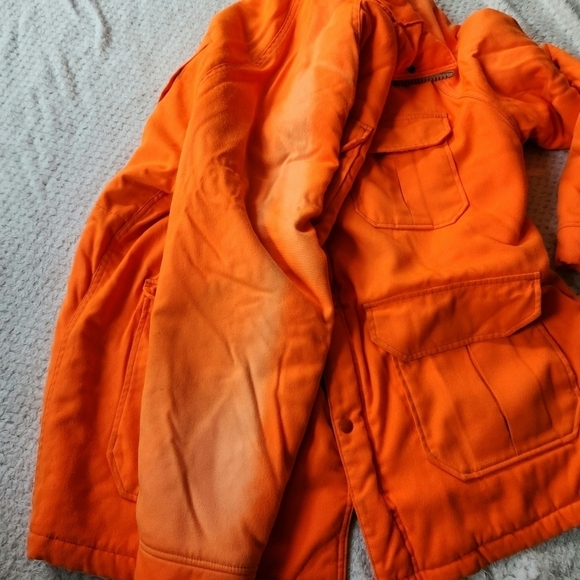 Woolrich Mens Vintage Blaze Orange Hunting Jacket sz XL - Picture 7 of 10